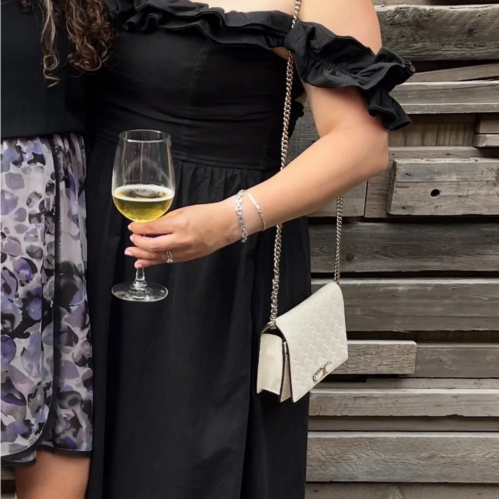 Free People Black Ruffle It Up Midi Dress - Picture 5 of 5